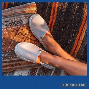 NWT UIN Marbella Khaki Espadrille Air Travel Shoes